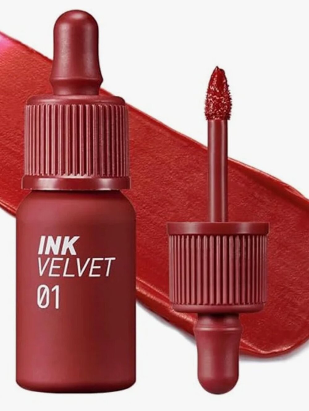 Peripera Ink 01 GOOD BRICK The Velvet Lip Tint Highly Pigmented, Longwear